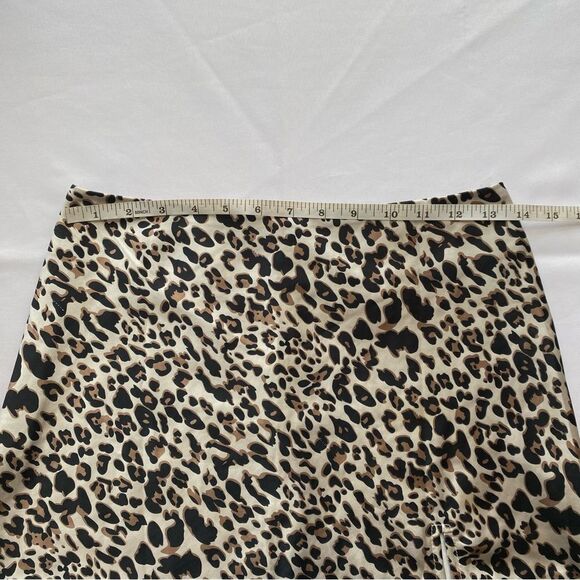 Princess Polly Yates Leopard Print Mini Skirt Size 4 - Picture 12 of 14